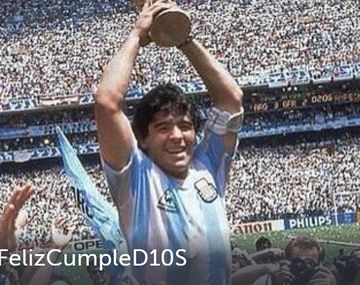 FelizCumpleD10S El hashtag para saludar a Diego