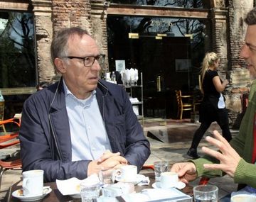 Nielsen junto a Kravetz. Foto de archivo.