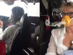 El avión de Xuxa fue alcanzado por un rayo El avión de Xuxa fue alcanzado por un rayo