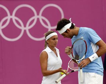 Del Potro y Dulko arrancaron ganando en el dobles mixto