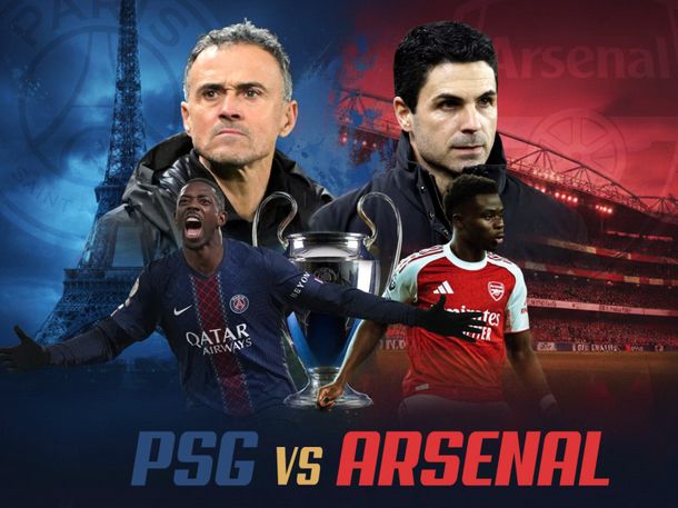 Arsenal vs. PSG por la final de la Champions League