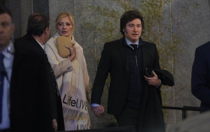 Yuyito González y Javier Milei