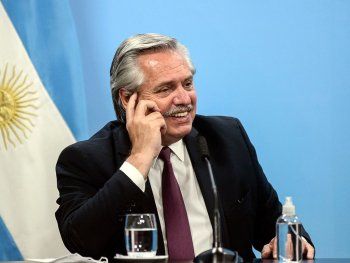 El presidente Alberto Fernández&nbsp;
