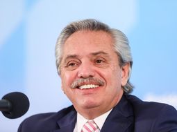 El presidente Alberto Fern&aacute;ndez