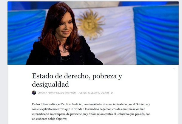 Se intenta crear un nuevo tipo penal: haber pertenecido al gobierno anterior