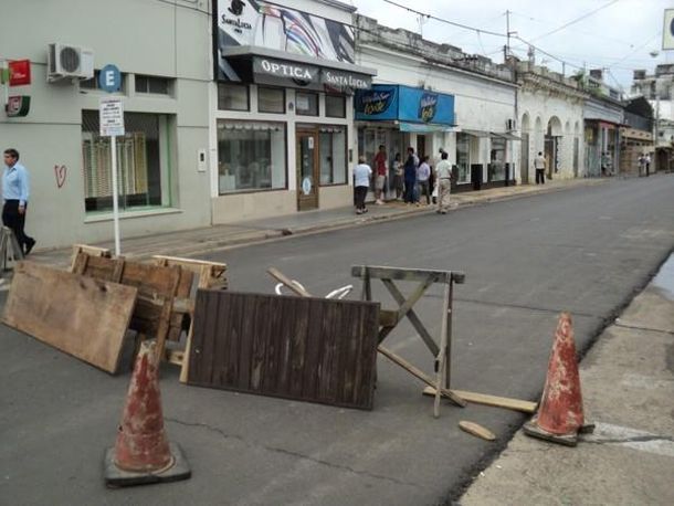 Barricadas en Concordia.