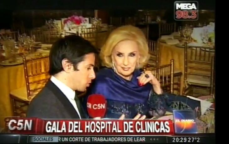 Mirtha Legrand, muy cariñosa con Robertito