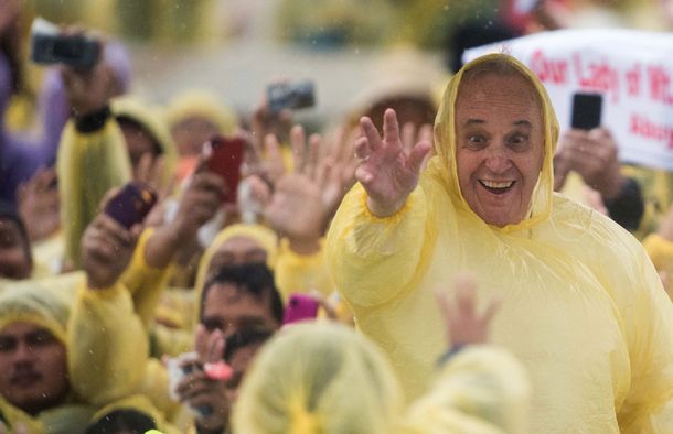 Las imágenes del papa Francisco en Filipinas