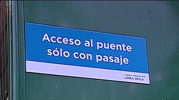 el muro de temperley: restringen el acceso de un puente y solo se puede cruzar con boleto el muro de temperley: restringen el acceso de un puente y solo se puede cruzar con boleto