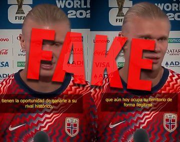 Fake News: el video de Haaland apoyando a Argentina contra Inglaterra es falso por una razón inexpugnable