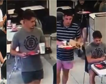 VIDEO: Dos de los rugbiers fueron a comer hamburguesas tras matar a Fernando Báez Sosa
