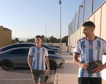 Re copados: así Rulli y Foyth regresaron a los entrenamientos