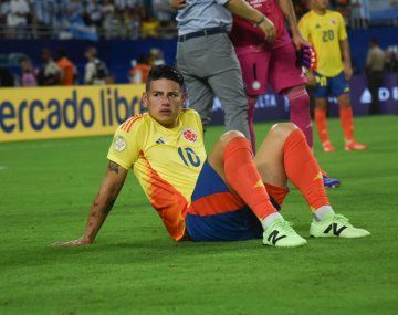 El inesperado reclamo de James Rodríguez por la final de la Copa América