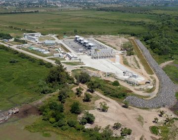 Mirá las imágenes aéreas de la planta depuradora más importante de la región