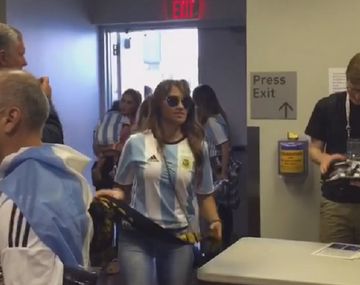 Así llegó la familia Messi a alentar a la Selección