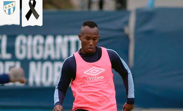 Lucas Pusineri acompañó hasta Colombia los restos de Andrés Balanta