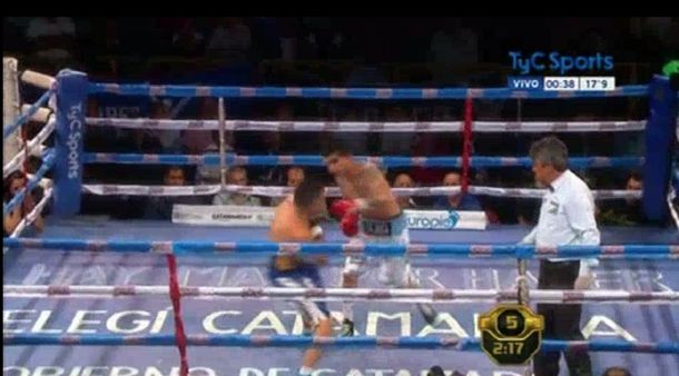 Barrionuevo noqueó a Vallejos en el quinto round