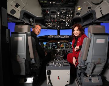 Sergio Massa y Cristina Kirchner coincidieron en defender a Aerolíneas Argentinas y cuestionaron discursos de la oposición
