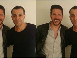 el cholo simeone, presente en el estreno de martin bossi en madrid el cholo simeone, presente en el estreno de martin bossi en madrid