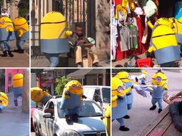 VIDEO: Un grupo de Minions ataca a la gente en Brasil
