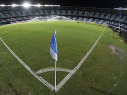 Estadio vacío por el paro del fútbol de la AFA