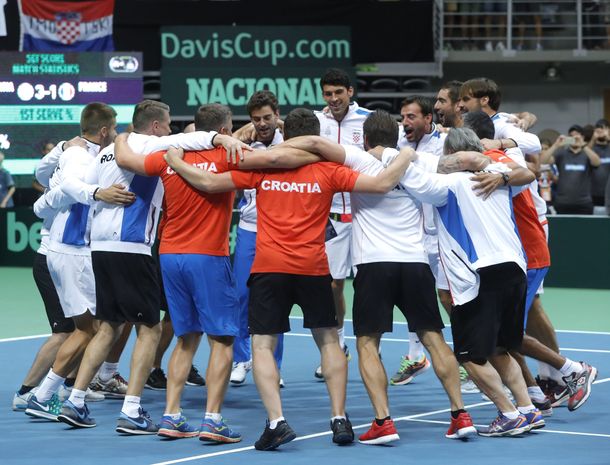 Croacia confirmó el equipo para la final de la Copa Davis ante Argentina