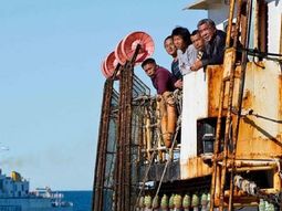 Desapareció tripulación de barco capturado 