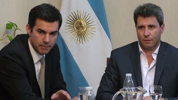 Urtubey y Uñac durante su encuentro en San Juan Urtubey y Uñac durante su encuentro en San Juan