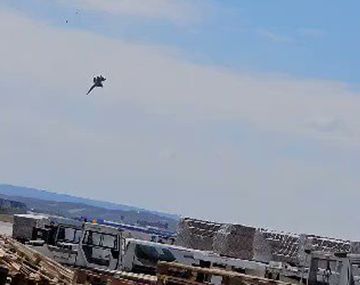 Así se estrelló un avión de la Fuerza Aérea Española durante una exhibición