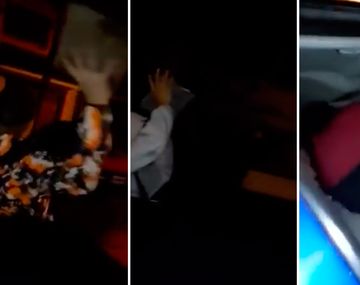 Locura total: jóvenes se filman de noche cuando salen a romper autos