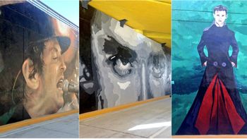 Estos son algunos de los murales que homenajean al ex líder de Soda Stereo Estos son algunos de los murales que homenajean al ex líder de Soda Stereo