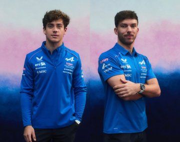 Colapinto se mete de lleno en la temporada 2026 y fue la cara del nuevo look de Alpine