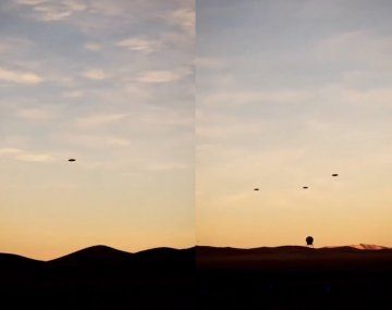 La explicación sobre un polémico video de OVNIS que se dio a conocer esta semana