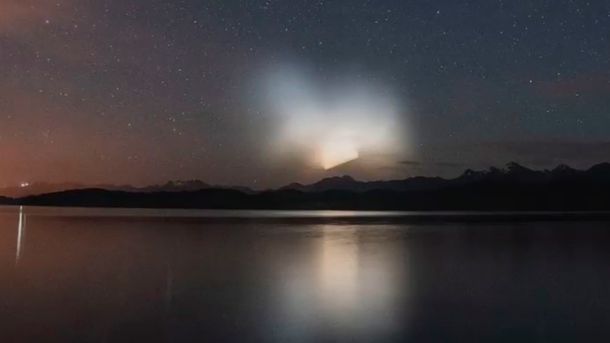 La NASA explicó qué fue la extraña luz que se vio en el cielo de Villa La Angostura