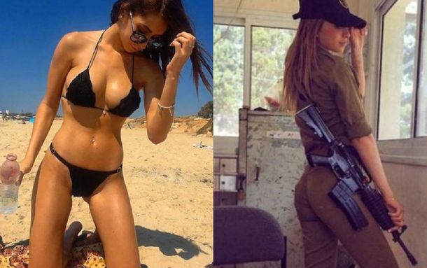 Kim Mellibovsky, la soldado sexy que causa furor en Instagram