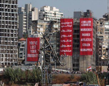 Marchas y actos en el Líbano para conmemorar el aniversario de la explosión de Beirut