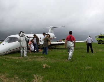Un jet privado que partió de la Argentina despistó al aterrizar en Punta del Este