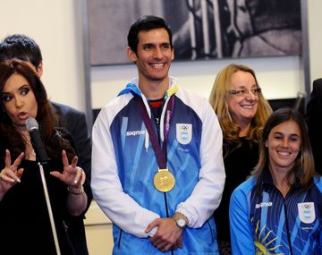 Cristina recibió a los deportistas olímpicos en Casa Rosada