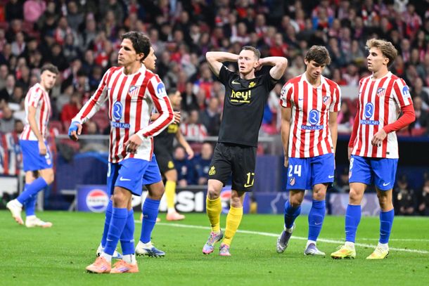 Atlético Madrid, con gol de Julián Álvarez, se impuso 3-1 ante Union SG por la Champions League