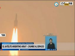 argentina tiene su segundo satelite en el espacio: lanzaron el arsat 2 argentina tiene su segundo satelite en el espacio: lanzaron el arsat 2
