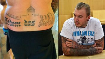 Marcel Zech fue condenado a ocho meses de cárcel por llevar un tatuaje nazi. Marcel Zech fue condenado a ocho meses de cárcel por llevar un tatuaje nazi.