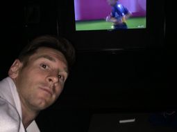 en espana, messi tambien siguio el superclasico en espana, messi tambien siguio el superclasico