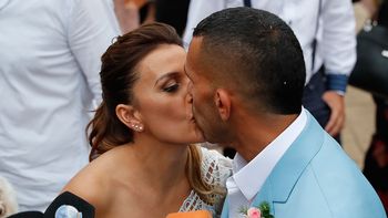 Carlos Tevez y Vanesa Mansilla se casaron Carlos Tevez y Vanesa Mansilla se casaron