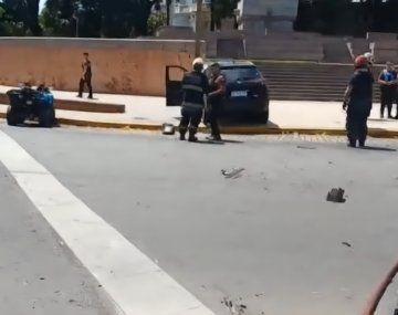 Accidente fatal en Recoleta: un auto se subió a la vereda y atropelló y mató a un peatón