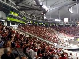 Cayó un rayo en el Estadio Único en el partido de Estudiantes por la Libertadores