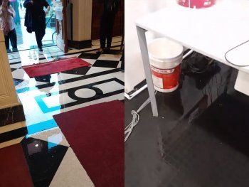 La Casa Rosada se inundó por la tormenta supercelda