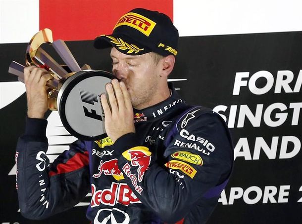 Contundente victoria de Vettel en el Gran Premio de Singapur