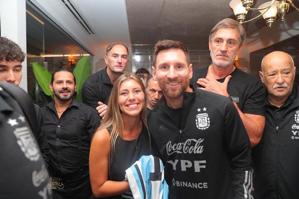 Messi y la Selección comieron en una parrilla top de Miami