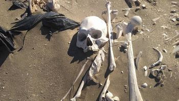 Los esqueletos encontrados en Playa Colombo datan de hace 3 mil años Los esqueletos encontrados en Playa Colombo datan de hace 3 mil años