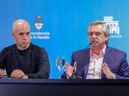 Horacio Rodríguez Larreta y Alberto Fernández